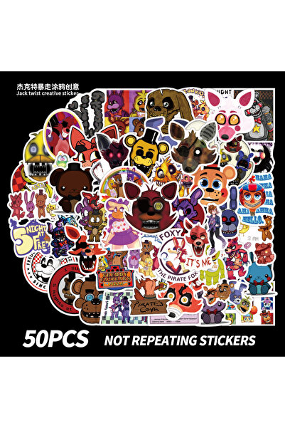 Choice 50Pcs 50Pcs Five Nights At Freddy's Stickers Graffiti Stickers Cartoon...