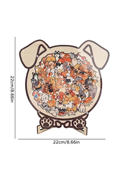 Choice1 1 Cartoon Wooden Puzzle Toy Animal Dog Cat Bear Theme Fun Educational...