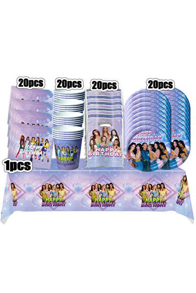 Choice8 Tableware-81pcs New Katseye Birthday Decoration Superstar Party Favor...