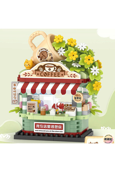 Choice4 minibricks no Box 290pcs DIY Architecture Restaurant Coffee Shop Ice ...