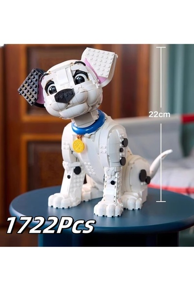 Choice No Box New MOC White Puppy Model, Home Decor Display Ornament, Holiday...