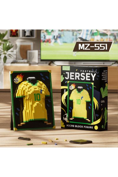 Choice1 MZ-551(With box) 2026 400+PCS global Soccer Jersey Frame Mini Buildin...