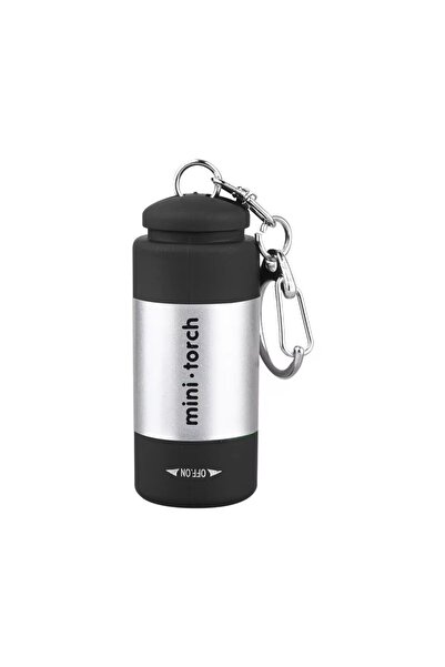 Choice9 Silvery USB Rechargeable LED Pocket Keychain Flashlight Multifunction...