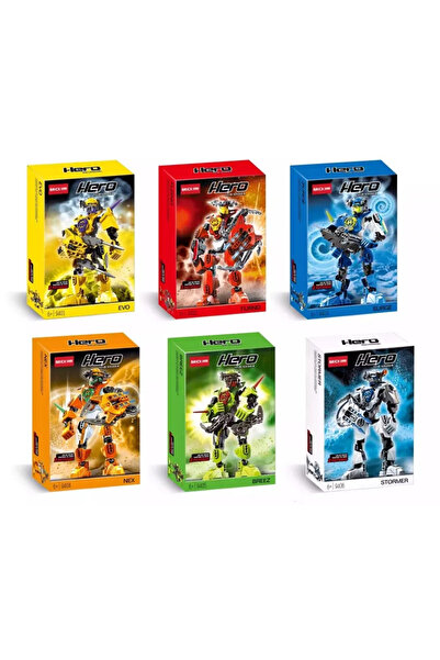 Choice3 JQR9401-9406 No Box Hero Factory Star Warrior Bionicle Building Block...