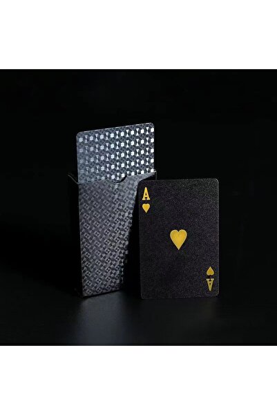 Choice black Black Rose Deck Poker Frosted Waterproof Plastic Playing Cards T...