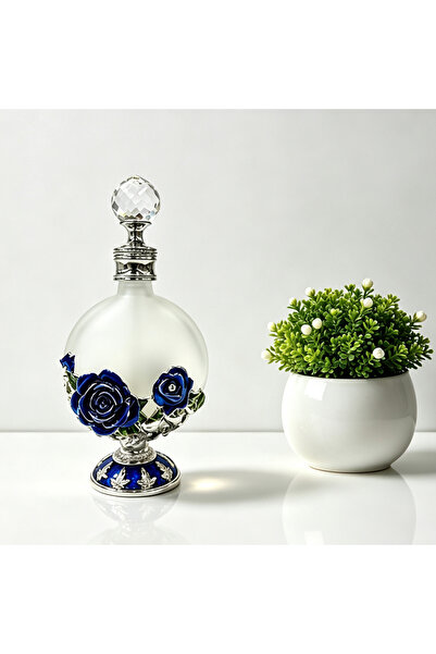 ARIANA 30ml Luxury Frosted Glass Fragrance Oil Bottle with Exquisite Metal Ro...