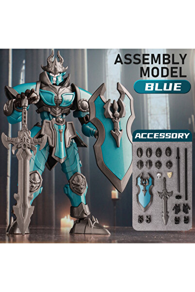 Choice Blue Kamen Rider Mannequin Model; Interactive Multi- Action Assemblabl...
