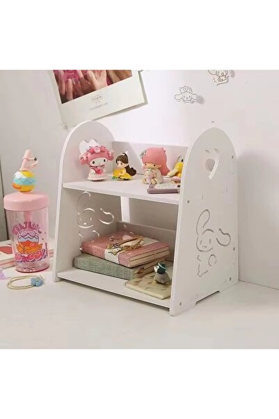 Choice B Kawaii HelloKitty cartoon peripheral home desktop storage rack, shel...