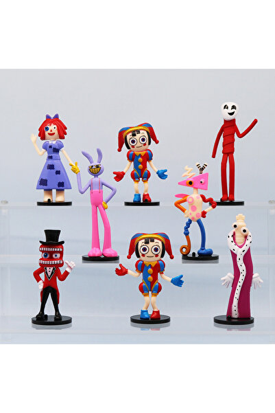 Choice Bandai 8pcs-A 8pcs/set The Amazing Digital Circus Figure Pomni and Jax...