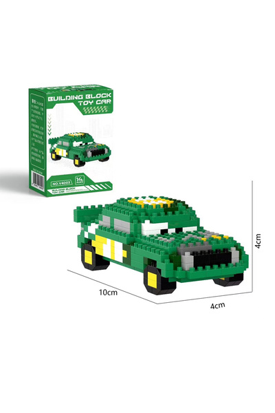 Choice8 With Box 3 Disney Cartoon Cars Lightning McQueen Series Micro Buildin...