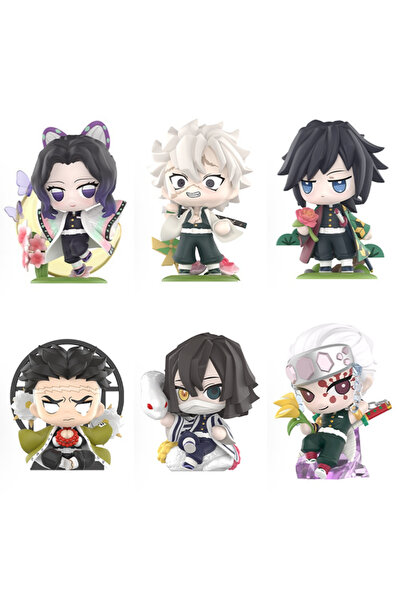Choice17 Bandai B 6PCS no box HOT 12 Styles Demon Slayer Anime Figure Set Q V...