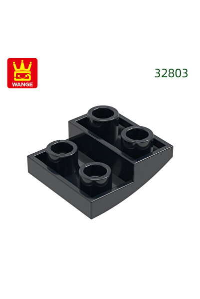 Choice18 about 150pcs 75.Black Wange 150Pcs/lot 32803 Slope Curved 2x2x2/3 Bu...