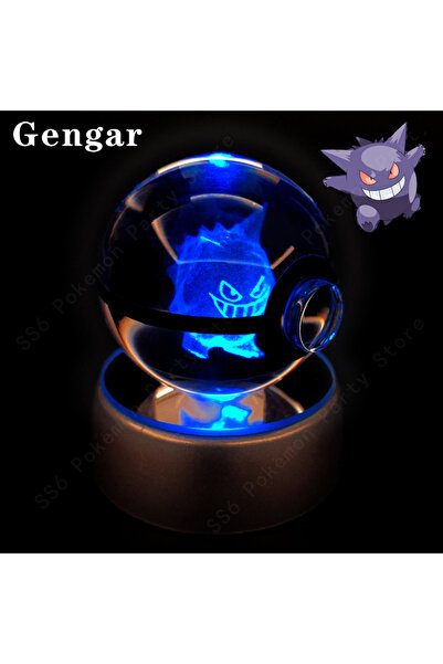 Choice29 04 Gengar Pokemon Crystal Ball 3D Mewtwo Pikachu Gengar Pokeball 3D ...