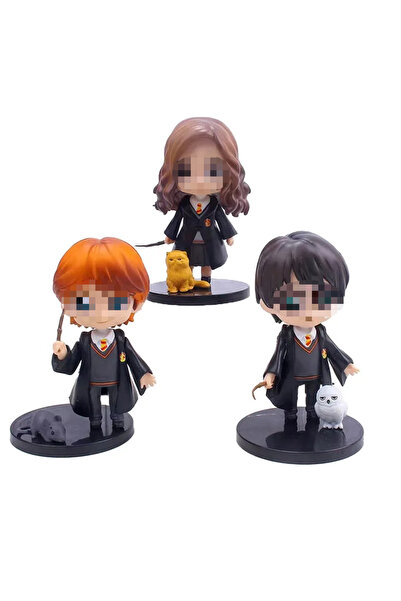 Choice3 Bandai 3pcs Harrry Q Style 7-9cm PVC Vinyl Figures Set - 3pcs/10pcs i...