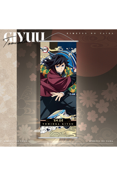 Choice5 Bandai Hanging painting.F Demon Slayer Wall Scroll Cartoon Akaza Post...