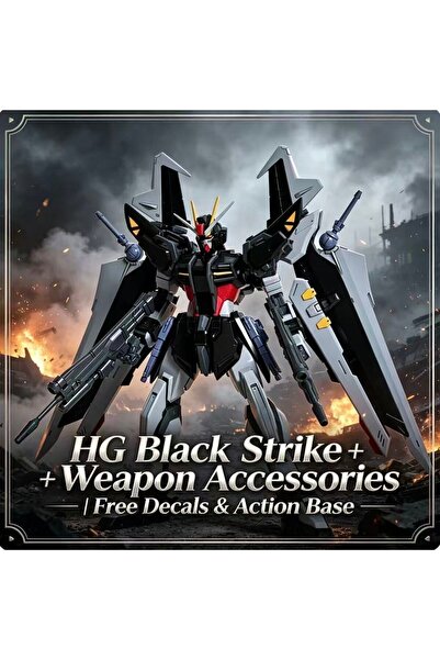 Choice Bandai M HGBlack Strike Mecha 41 HG 1/144 Black Strike Mecha with Wing...