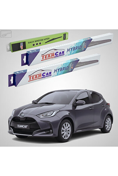 TEAMCAR Windshield Wipers Mazda 2 Hybrid XP210 2022-2024 Front and Rear Set H...