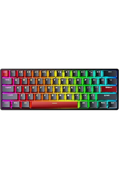 GENERAL كيبورد العاب ميكانيكي G60 سريع الزناد من درانك دير، كيبورد TKL بمفتاح...