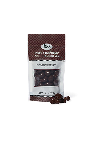 See's Candies Dark Salted Cashews - 6 oz