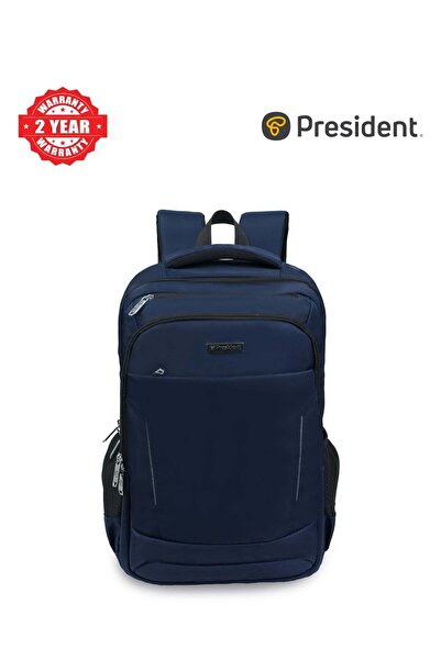 President Stylish & Durable Everyday Premium Carry Backpack - 18" - NAVY