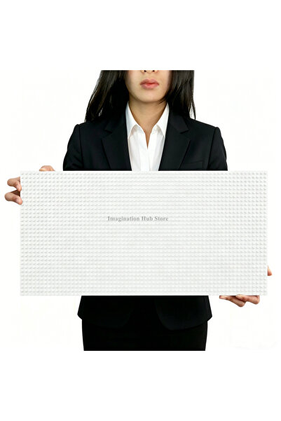 Choice8 White 32*64 Dots Classic Building Blocks Base Plate,Kids DIY Assembly...