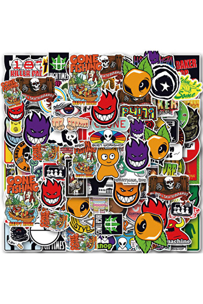 Choice3 Random 100pcs 10/30/50/100pcs Cool Street Style Fashion Logo Stickers...