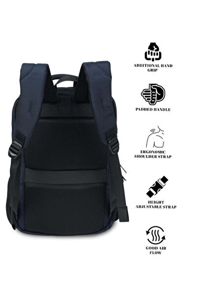 President Premium Stylish Everyday Carry Backpack (Article BPP6123) - BLUE
