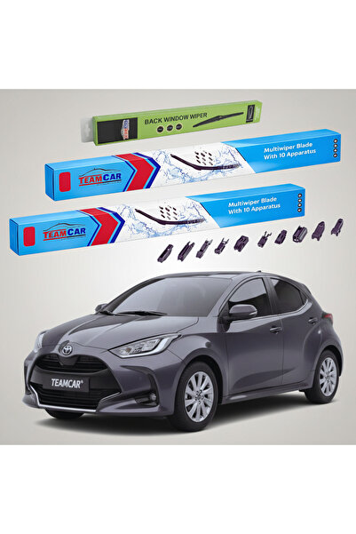 TEAMCAR Υαλοκαθαριστήρες Mazda 2 Hybrid XP210 2022-2024 Σετ Εμπρός και Πίσω Ε...