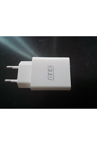 Std Incarcator cu 2mufe USB marca STD,, Putere 2,4A, culoare albă, cu ștecher...