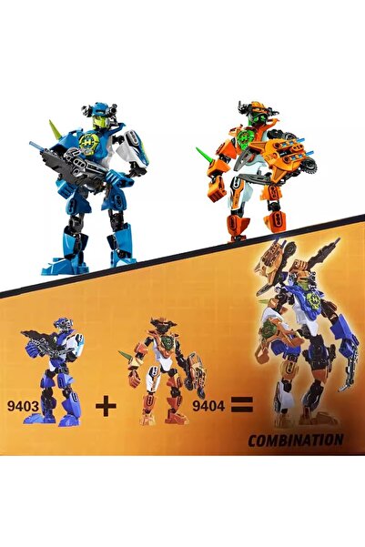 Choice30 2Set Combined Hero Factory Star Warrior Building Blocks Evo 2in1 Com...