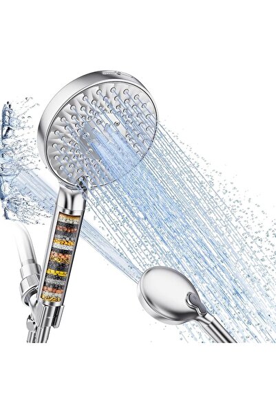 SR SUN RISE Handheld Shower Head with Water Filter, High Pressure 9 Spray Mod...