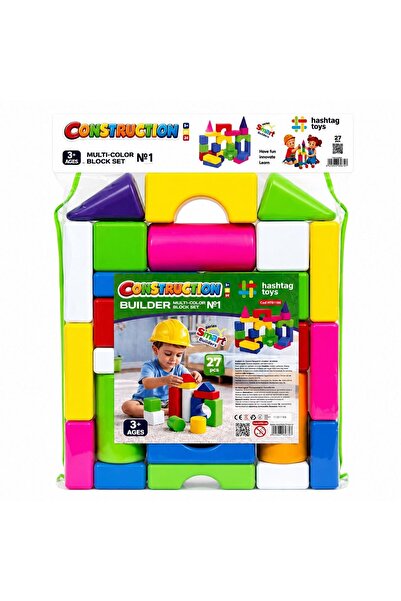 Viva Toys Πολύχρωμο σετ κατασκευαστή μπλοκ 1