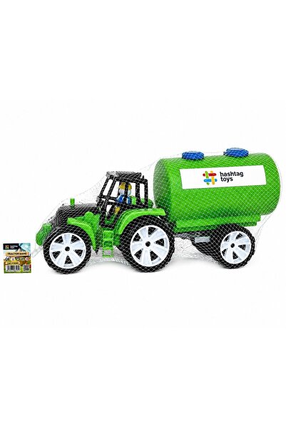 Viva Toys Tractor cu Cisterna Negru Verde