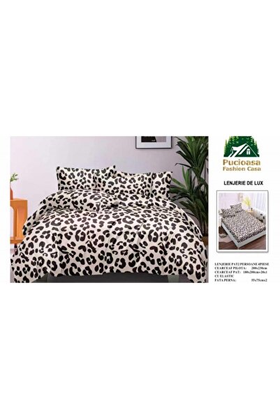 Pucioasa Set de lenjerie de pat Finet gros, 4 piese, cearșaf elastic