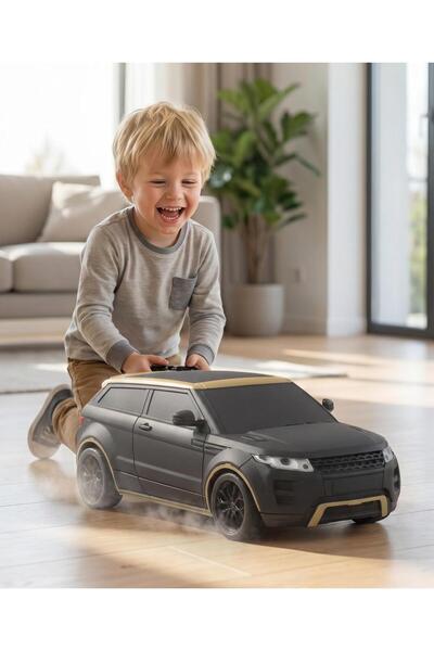 Babyhug 1:24 C-Type Rechargeable Remote Control Racing Car BIS Certified - Bl...