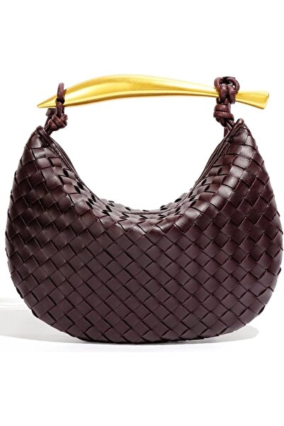 GENERAL Leather Woven Handbag for Women, Cute Fashion Design Mini Handbag for...