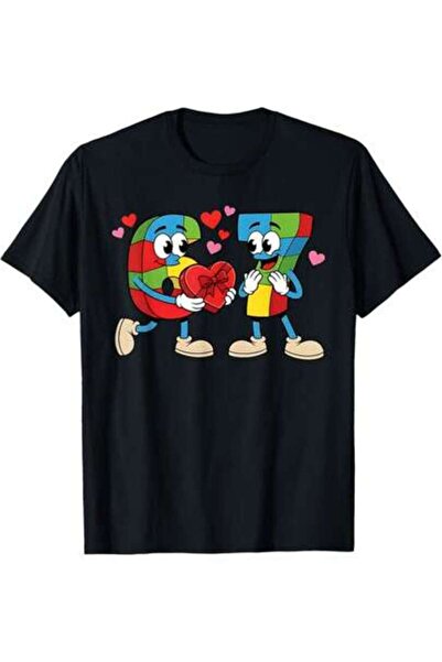 2BIR تي شيرت مضحك 6 7 Valentines Gen Alpha Six Seven 67 لعيد الحب تي شيرت قطن...