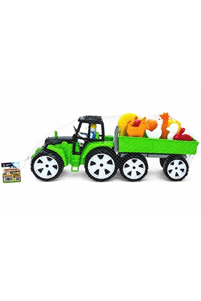Viva Toys Set Tractor Ferma Negru Verde