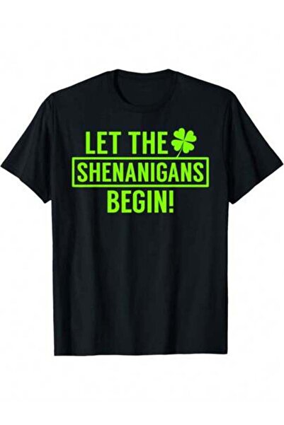 2BIR تي شيرت St. Patricks Let The Shenanigans Begin Funny للرجال والنساء، تي ...