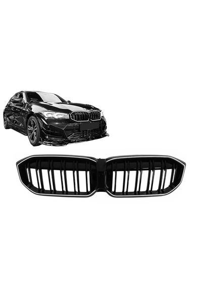 tuningset Grile centrale tip rinichi cu LED, potrivite pentru BMW Seria 3 G20...