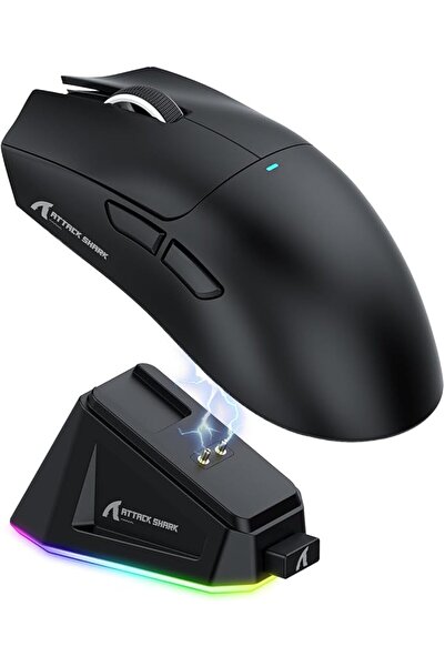 GENERAL Atach Shark X11 59g Superlight Wireless Gaming Mouse, Rgb Lighting Ma...