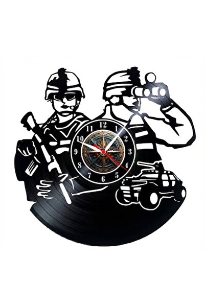 OEM Personalized Military Wall Clock, Design with Soldiers and Tactical Vehic...
