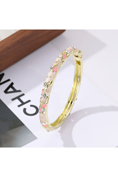 Choice9 58-60mm Antique Silver Plated Vintage cloisonné color-block flower oi...