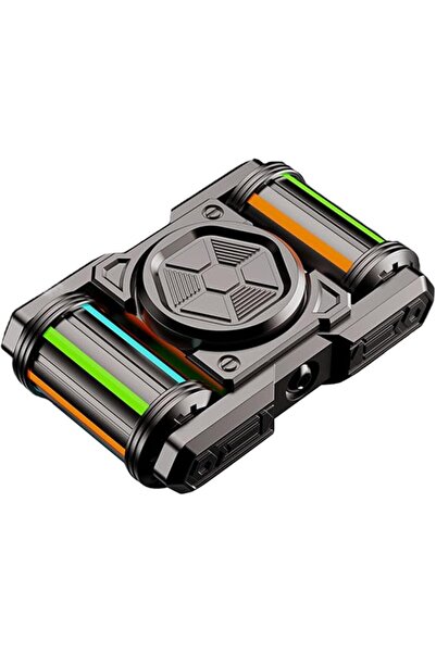 GENERAL Tank Shape Stress Relief Spinner Light up in the Dark Metal Roller Fi...