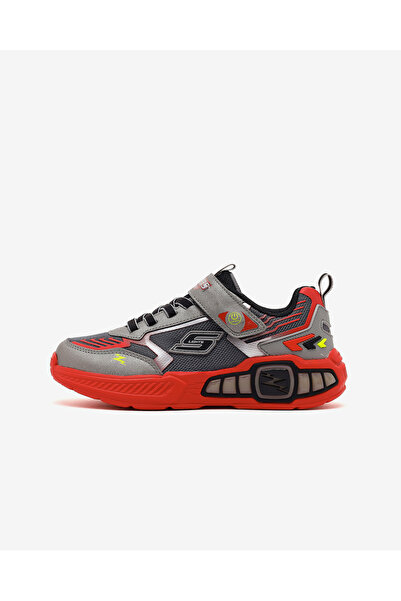 SKECHERS LIGHT STORM 3 Pantofi sport luminoși gri pentru băieți mari 400151L ...
