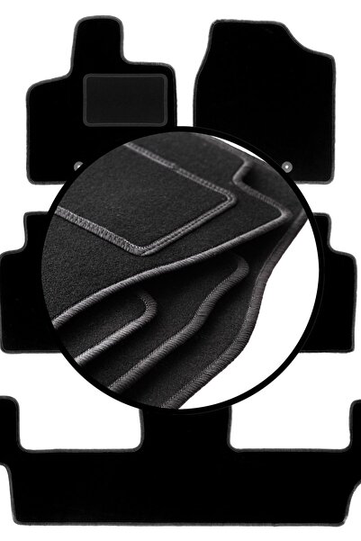 Wielganizator Set de covorașe auto din velur pentru: Volkswagen Routan cu 7 l...