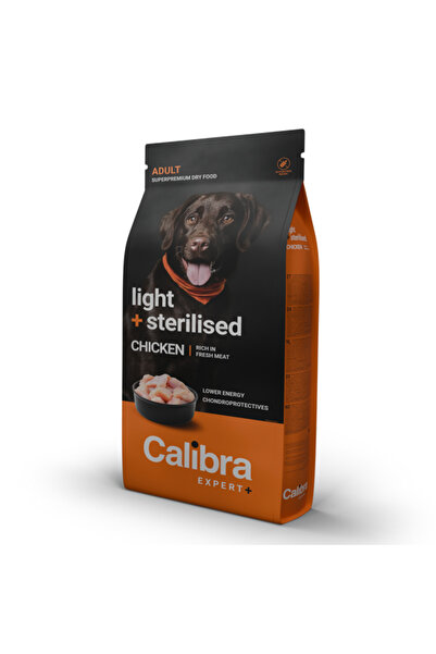 CALİBRA Dog Expert+ Adult Light & Sterilised Chicken 2 kg