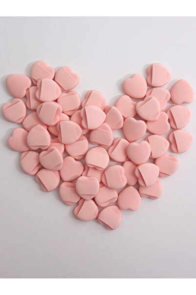 Choice1 A0112-50Pc-Pink-love 10/50Pcs Finger Cushion Powder Puff,With Air Cus...