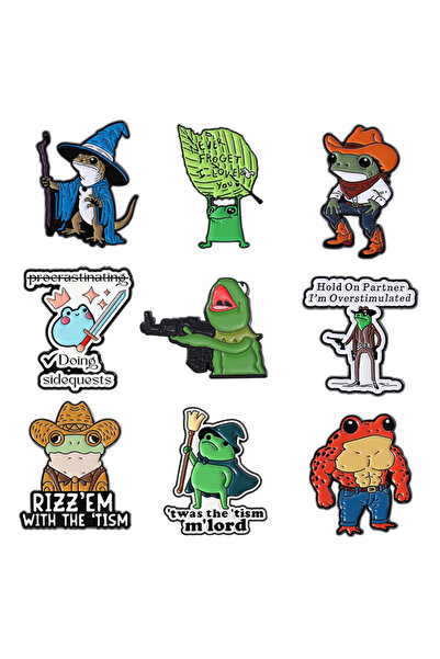 Choice24 set 5 5-12pcs/set Cartoon Anime Characters Enamel Pins Magic Bottle ...