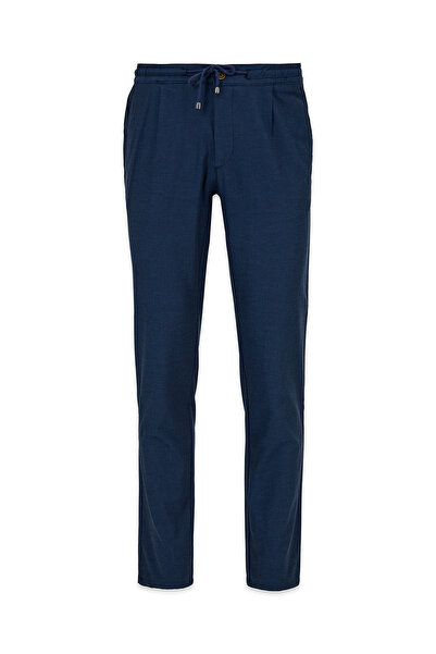 Kiğılı Regular Straight Fit Elastic Waist Drawstring Pleated Lycra Jogger Pants